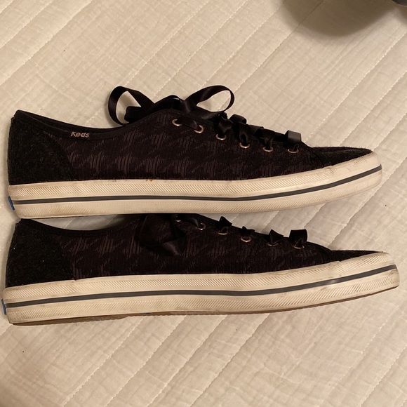 Keds Kickstart Houndstooth Black Sneakers Size 10 - Picture 6 of 10